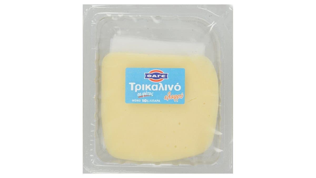 Φάγε Τυρί Ημίσκληρο Τρικαλινό Ελαφρύ σε Φέτες, 220 g