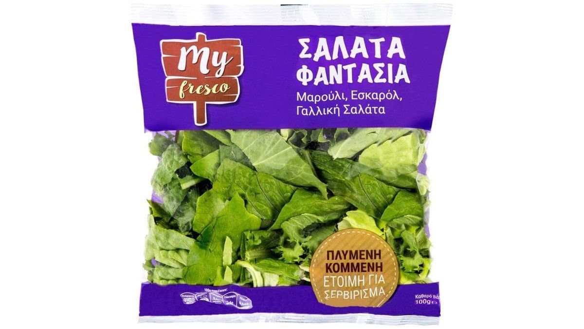 My Fresco Σαλάτα Φαντασία Μαρούλι, Εσκαρόλ, Γαλλική Σαλάτα 100g