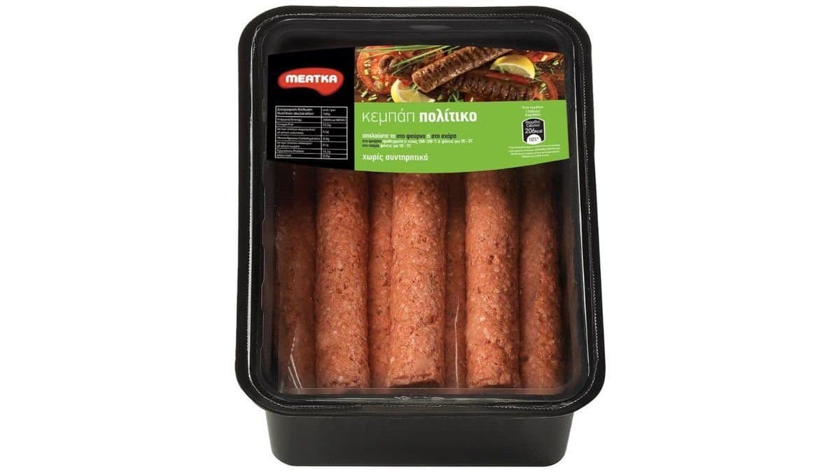 Meatka Κεμπάπ Πολίτικο Ε.Ε. Δισκάκι 500gr