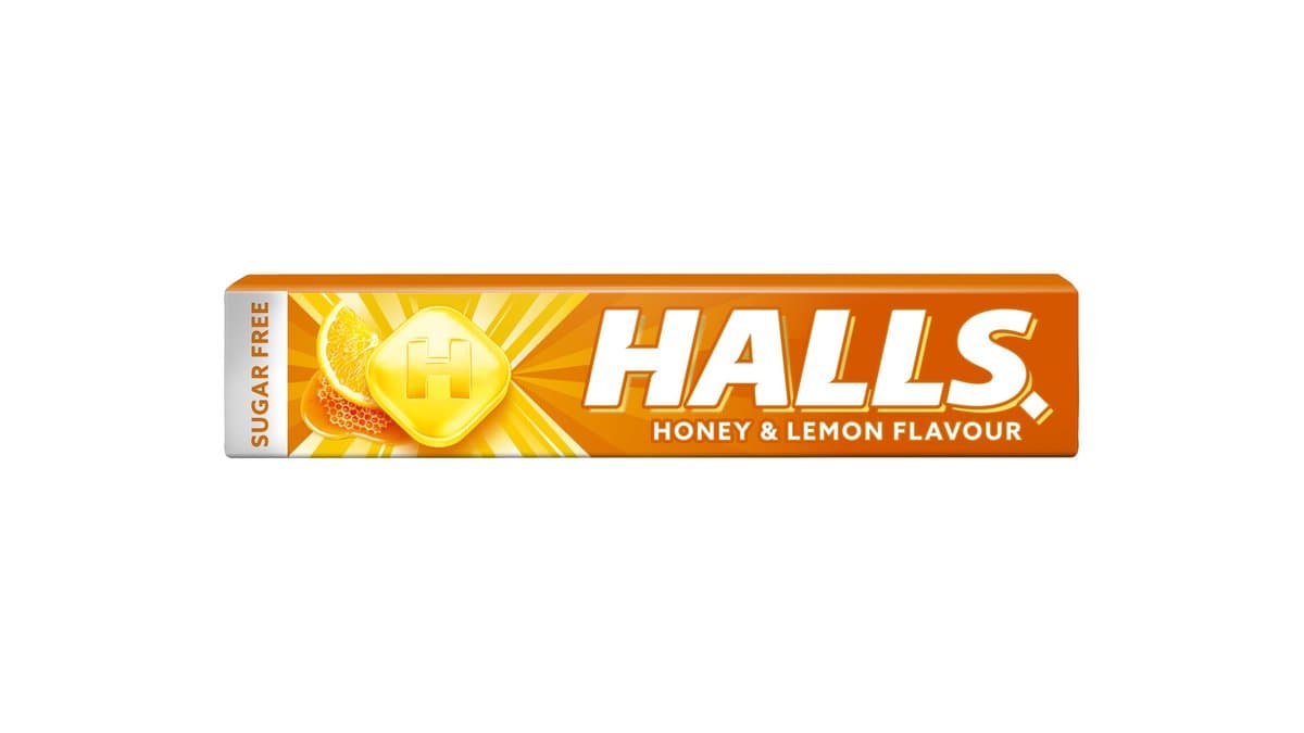 Halls Καραμέλες Μέλι & Λεμόνι, 32 g