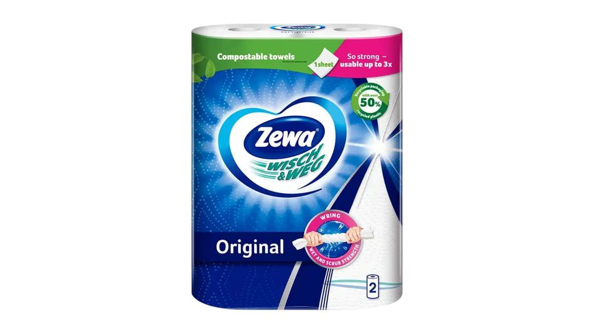 Zewa Χαρτί Κουζίνας Wish Weg 2τεμ. 220γρ.