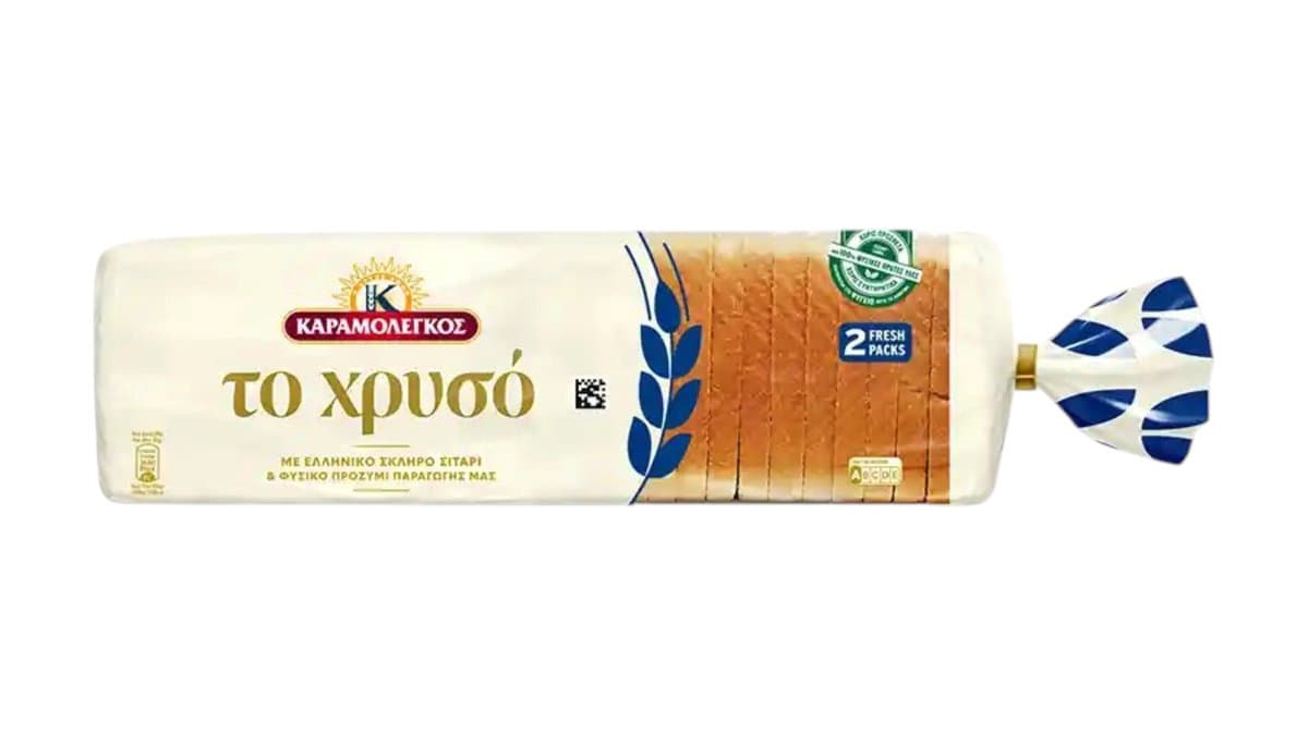 Καραμολέγκος Το Χρυσό Ψωμί Τοστ 720γρ.