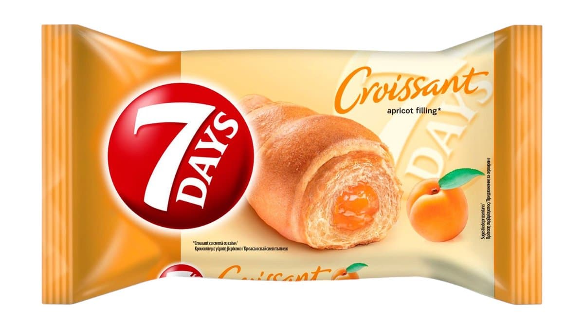 7DAYS Κρουασάν με γέμιση Βερίκοκο 70g