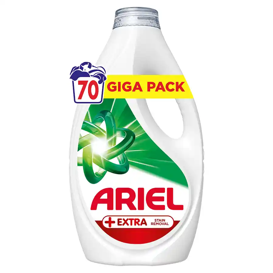 Ariel Extra Clean Υγρό Απορρυπαντικό Πλυντηρίου Ρούχων 70mez. 3,15lt.