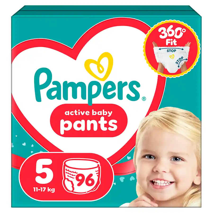 Pampers Pants Πάνες Βρακάκι No5 (11-17kg.) Mega Pack 96τεμ.