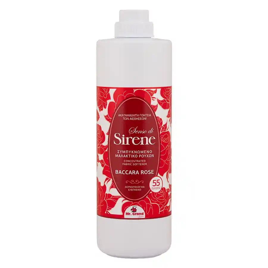MrGrand Συμπυκνωμένο Μαλακτικό Ρούχων Senso Di Sirene Baccara Rose 55mez. 1lt.