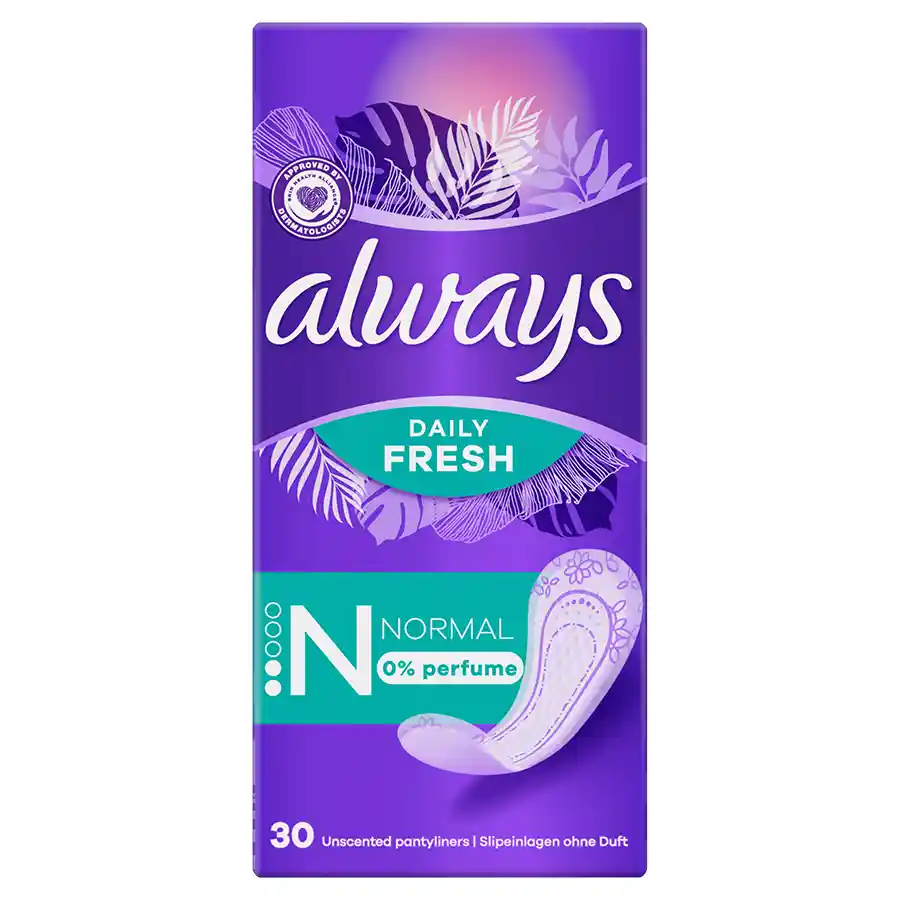 Always Dailies Σερβιετάκια Fresh & Protect Normal 30τεμ.