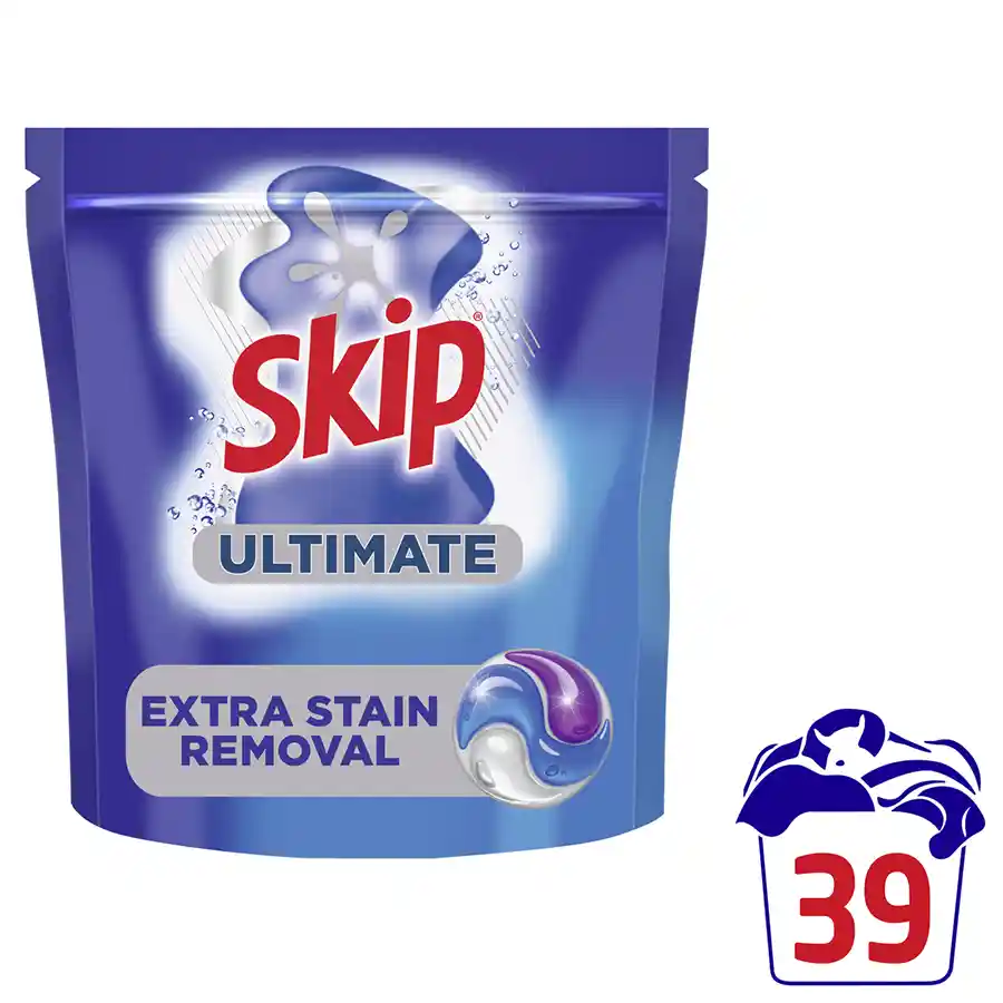 Skip Ultimate Caps Απορρυπαντικό Πλυντηρίου Ρούχων 39τεμ. 823γρ.