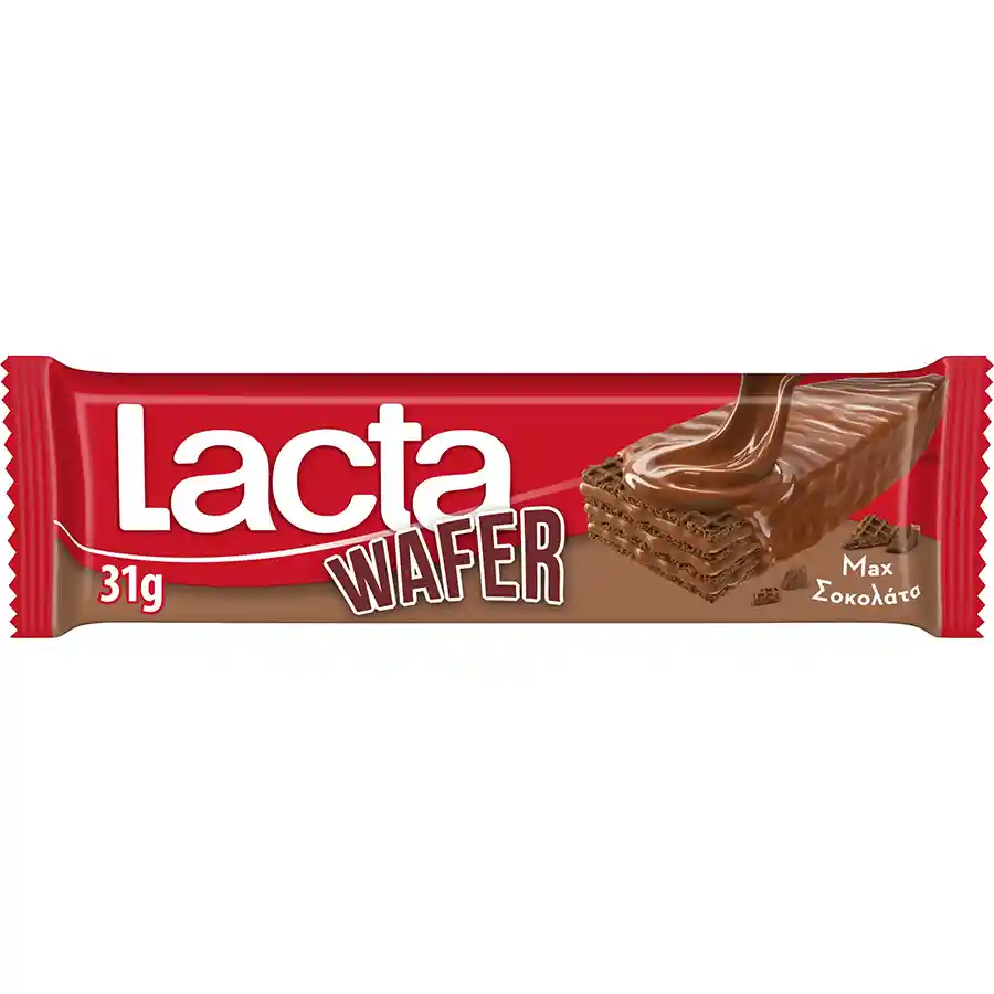 Lacta Wafer Σοκολάτα Γάλακτος Max 31γρ.