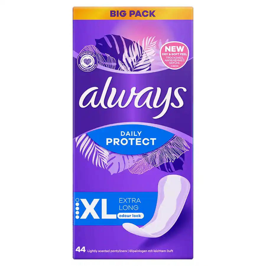 Always Daily Protect Σερβιετάκια XL 44τεμ.