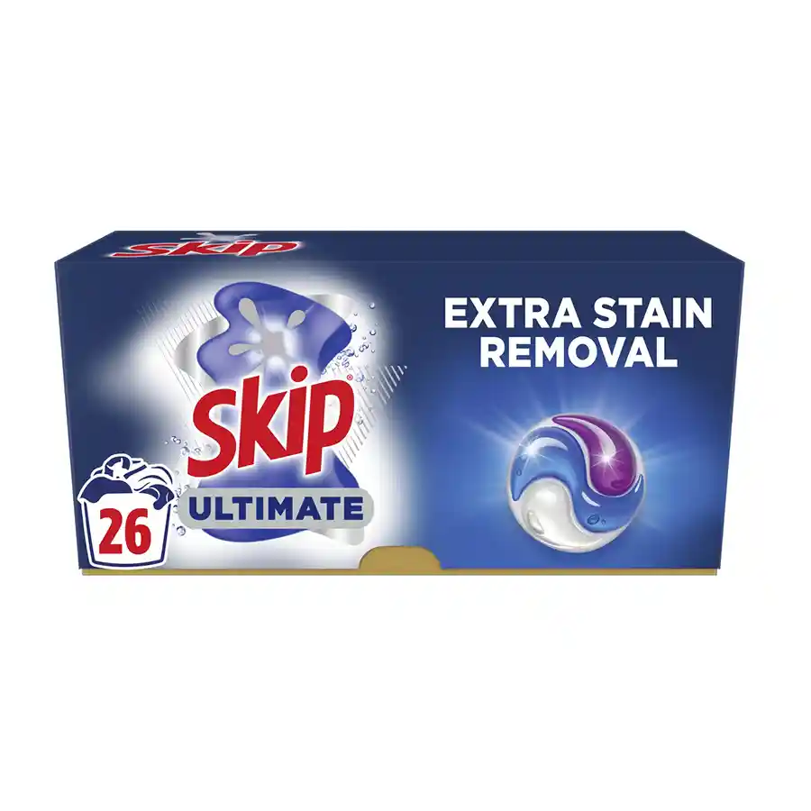 Skip Ultimate Trio Caps Απορρυπαντικό Πλυντηρίου Ρούχων 26τεμ. 594γρ.