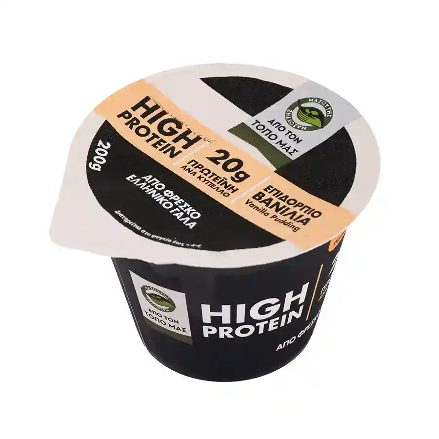 Μασούτης Από Τον Τόπο Μας High Protein Sugar Free Πουτίγκα Βανίλια 200γρ.
