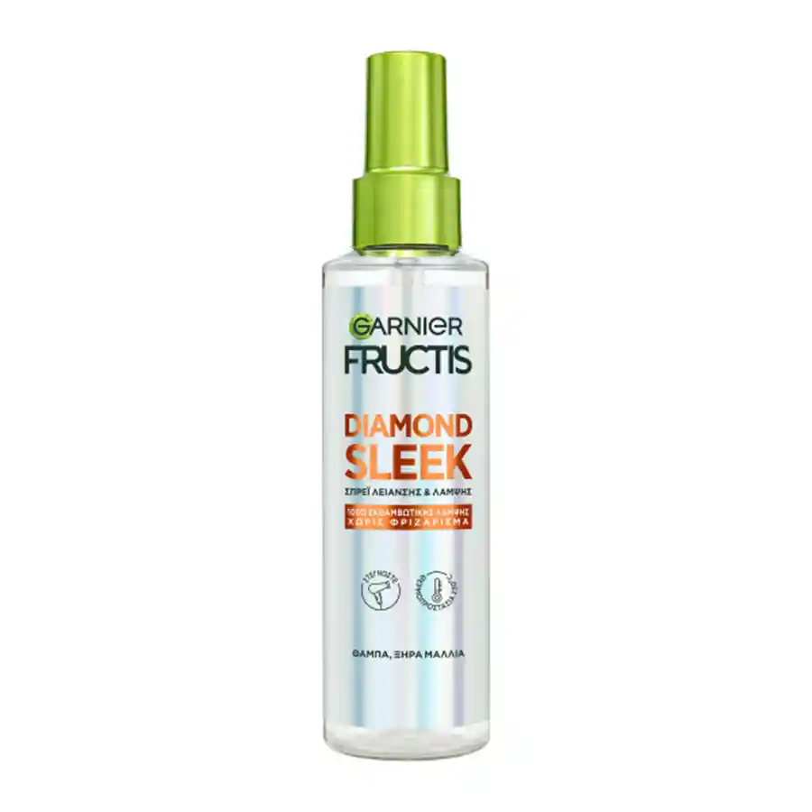 L'oreal Garnier Fructis Diamond Sleek Σπρέι Για Θαμπά Ξηρά Μαλλιά 150ml.