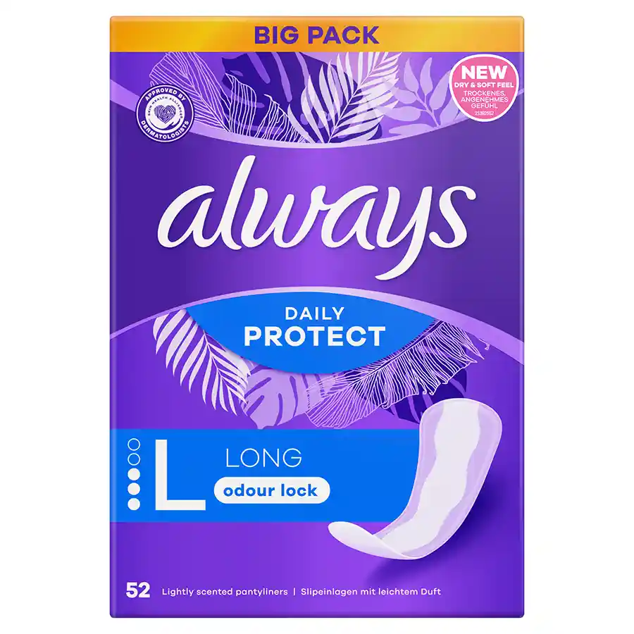 Always Daily Protect Σερβιετάκια Long 52τεμ.