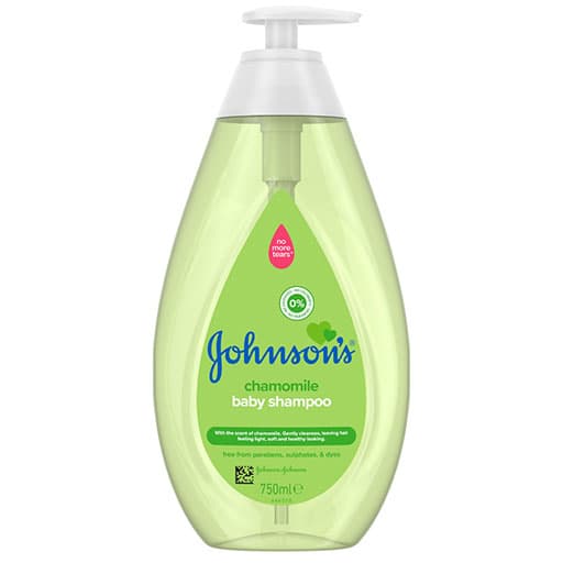 Johnson's Baby Σαμπουάν Χαμομήλι Με Αντλία 750ml.