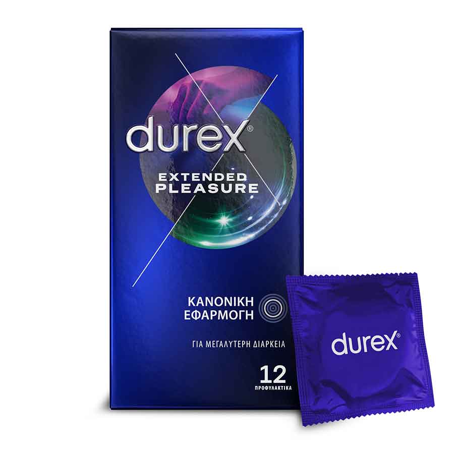 Durex Extended Pleasure Προφυλακτικά 12τεμ.