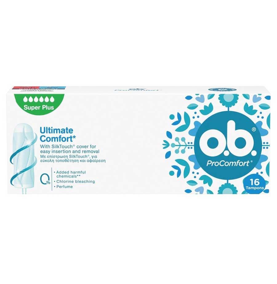 O.B.  Pro Comfort Ταμπόν Super Plus 16τεμ.