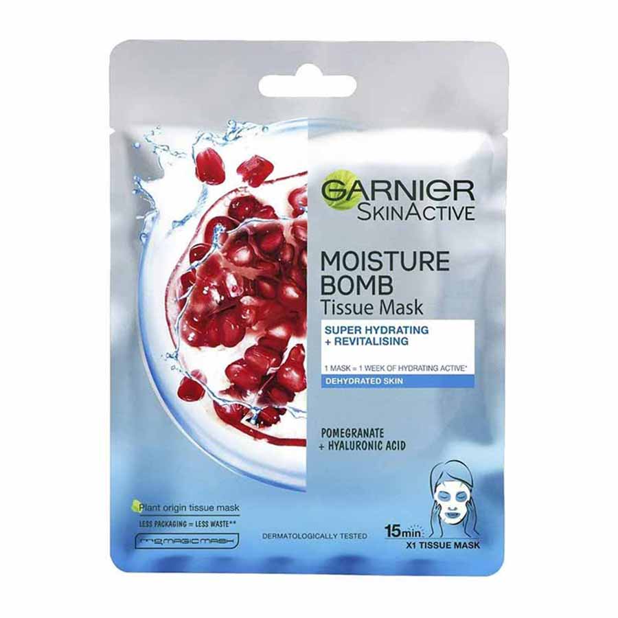 L'oreal Garnier Skin Active Υφασμάτινη Μάσκα Moisture Bomb 25ml.