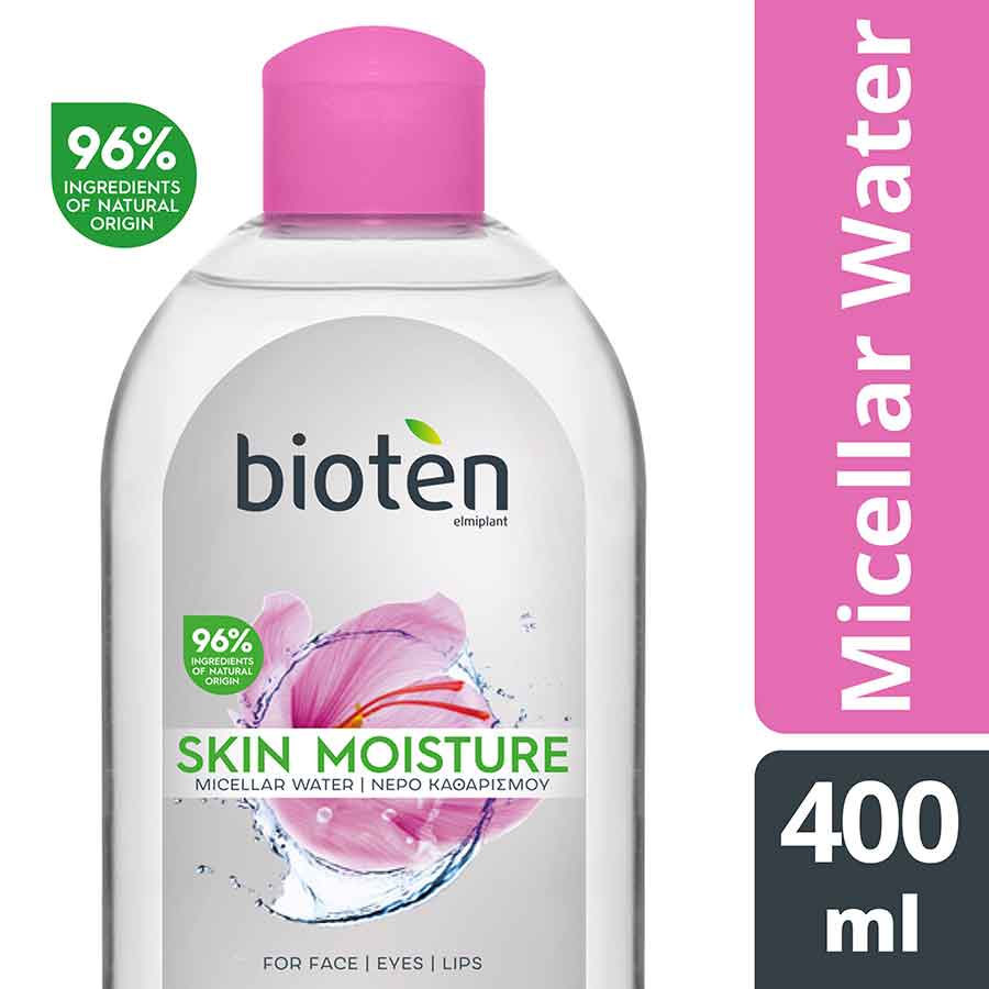 Bioten Micellar Νερό Καθαρισμού Για Ξηρό & Ευαίσθητο Δέρμα Με Πρεβιοτικά 400ml.