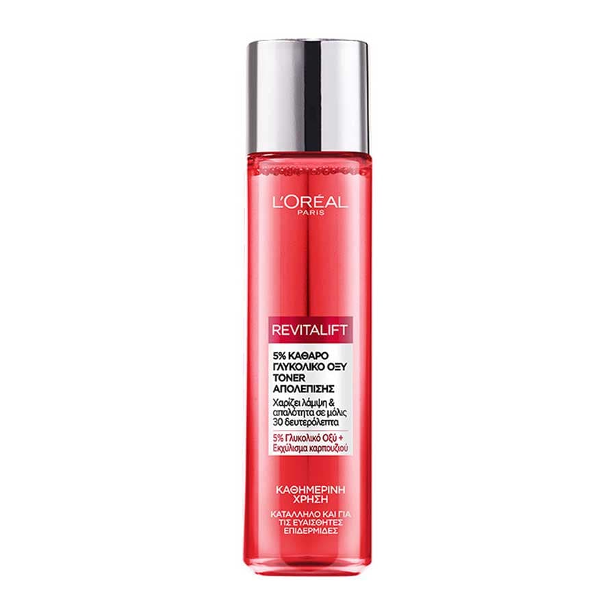 L'oreal Revitalift Glycolic Acid Toner Λοσιόν 180ml.