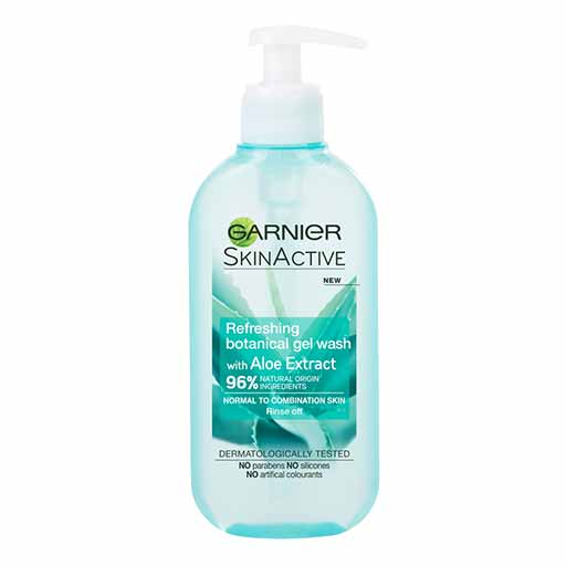L'oreal Garnier Skin Active Botanical Gel Καθαρισμού Aloe Για Μικτές Επιδερμίδες 200ml.