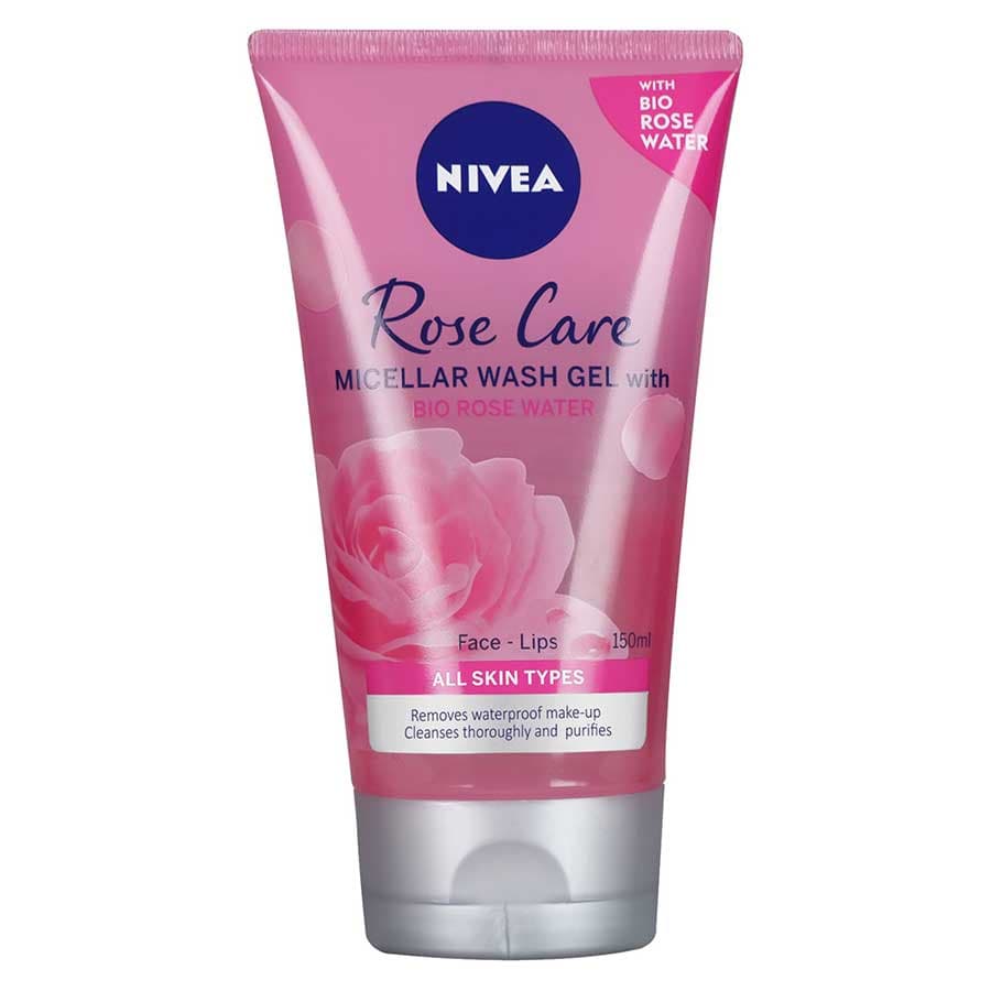 Nivea Gel Καθαρισμού Προσώπου Micellair Με Ροδόνερο 150ml.