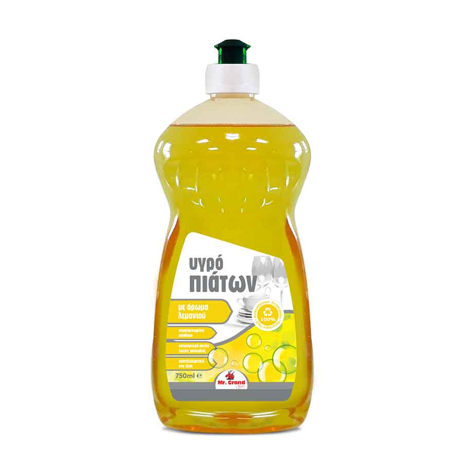 MrGrand Υγρό Πιάτων Λεμόνι 750ml.