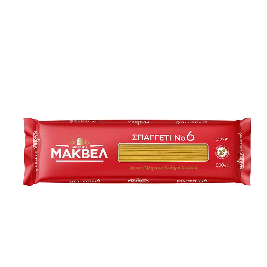 Μάκβελ Σπαγγέτι Νo6 500γρ.