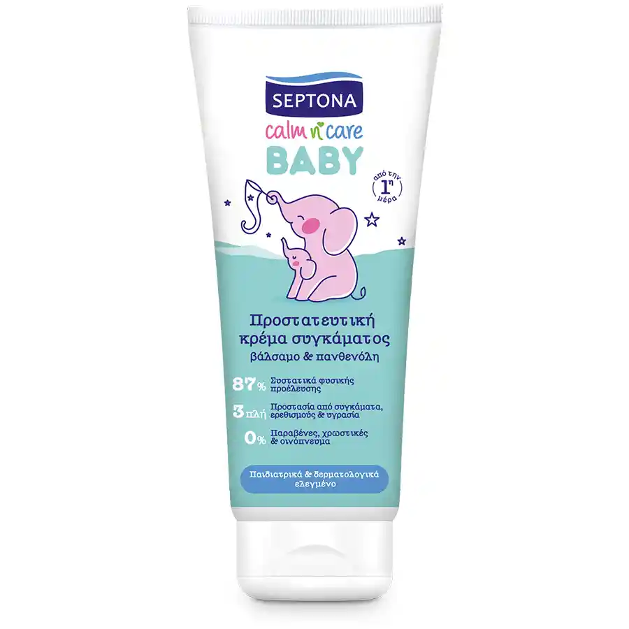 Septona Calm N' Care Βρεφική Κρέμα Συγκάματος Βάλσαμο & Πανθενόλη 100ml.