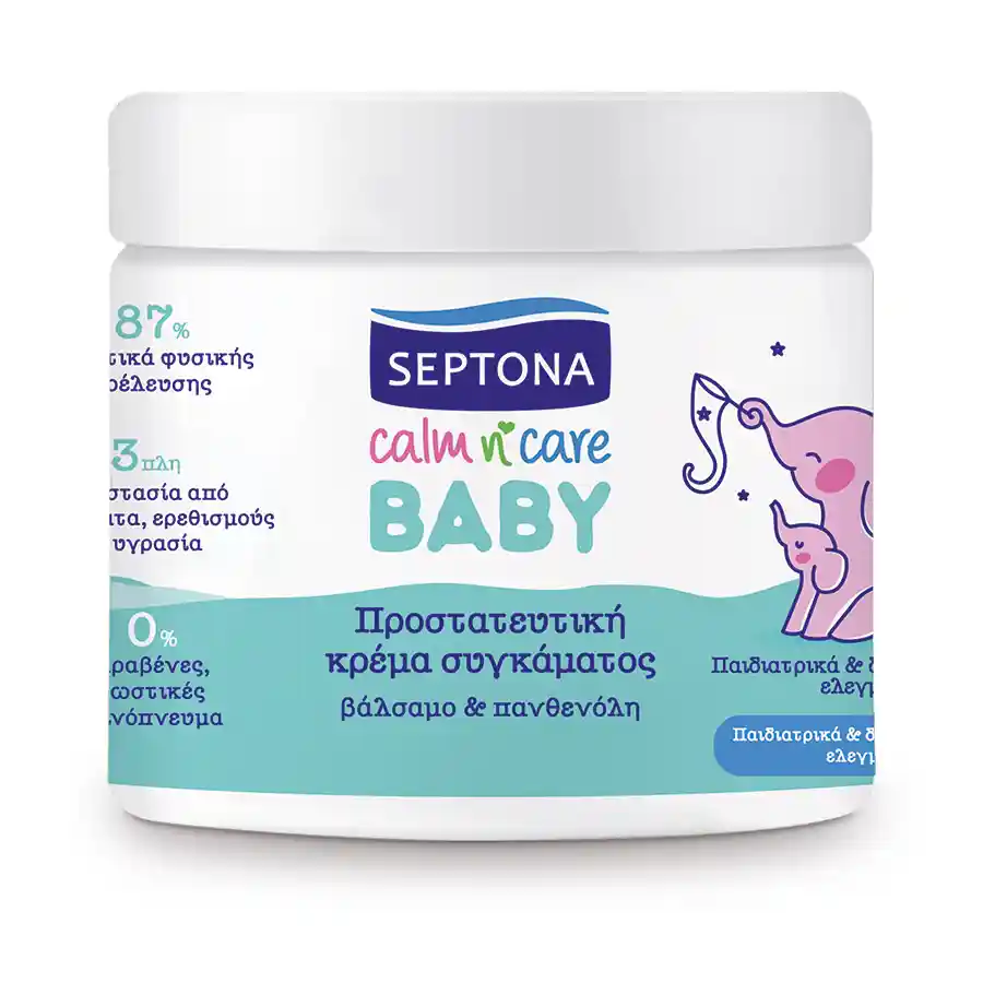 Septona Calm N' Care Βρεφική Κρέμα Συγκάματος Βάλσαμο & Πανθενόλη 250ml.