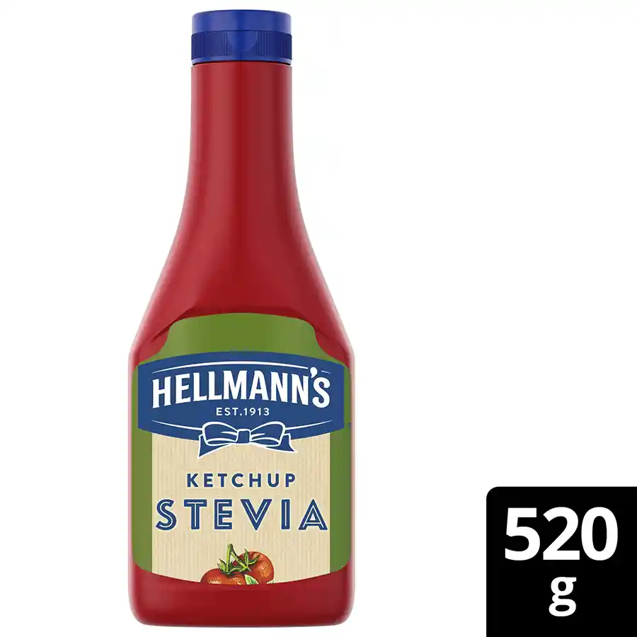 Hellmann's Κέτσαπ Με Στέβια Squeezy 520γρ.
