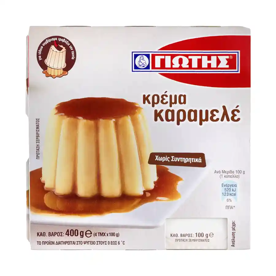 Γιώτης Κρέμα Καραμελέ 4x100γρ.