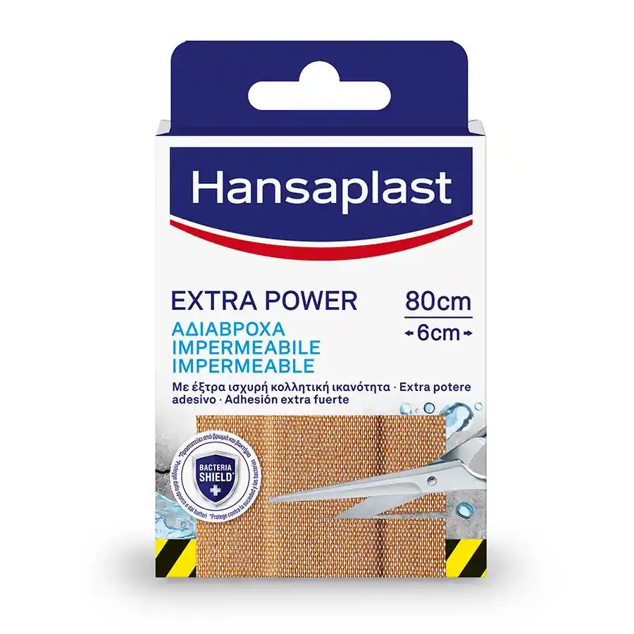 Hansaplast Extra Power Επιθέματα Αδιάβροχα 80x6cm.