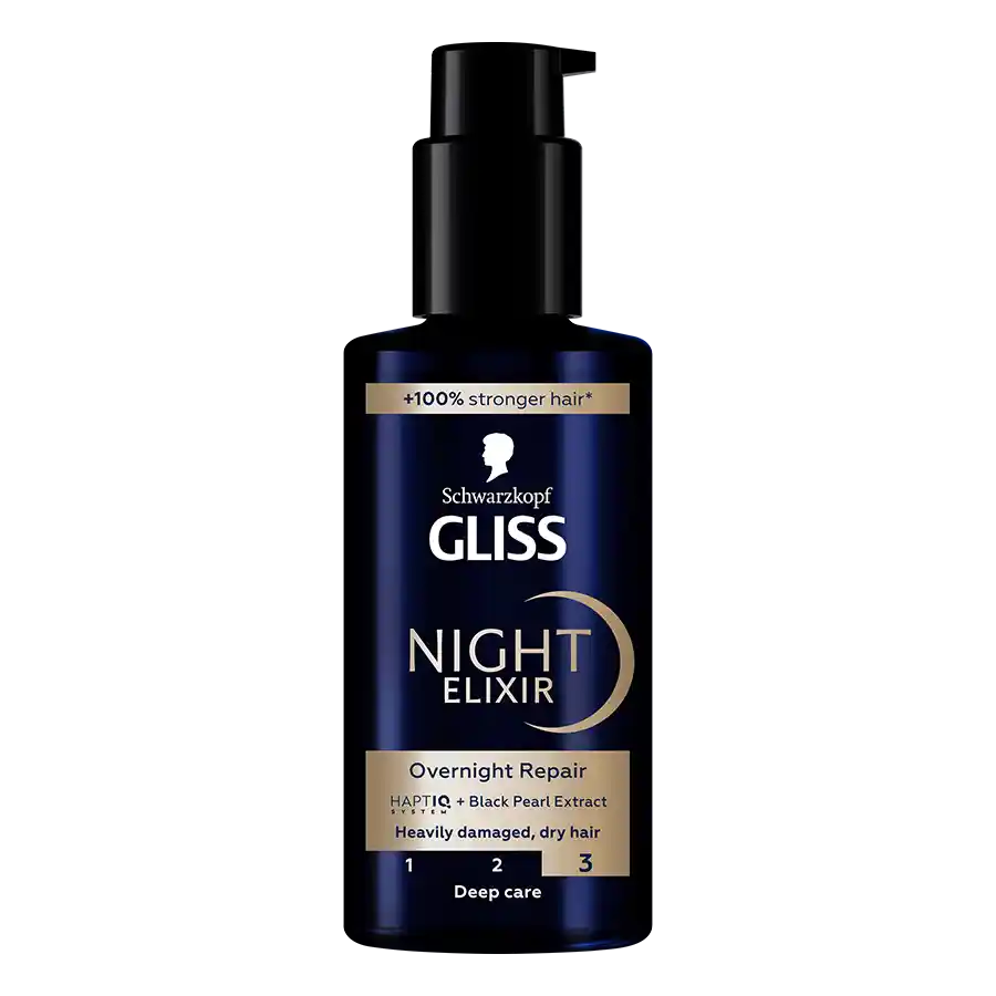 Schwarzkopf Gliss Θεραπεία Μαλλιών Night Elixir Overnight Repair 100ml.