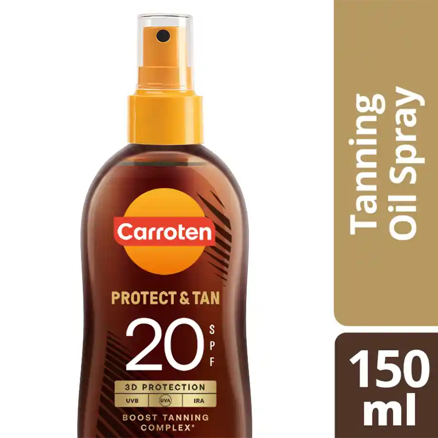 Carroten Body Oil Tan & Protect Σπρέι  SPF20 150ml.