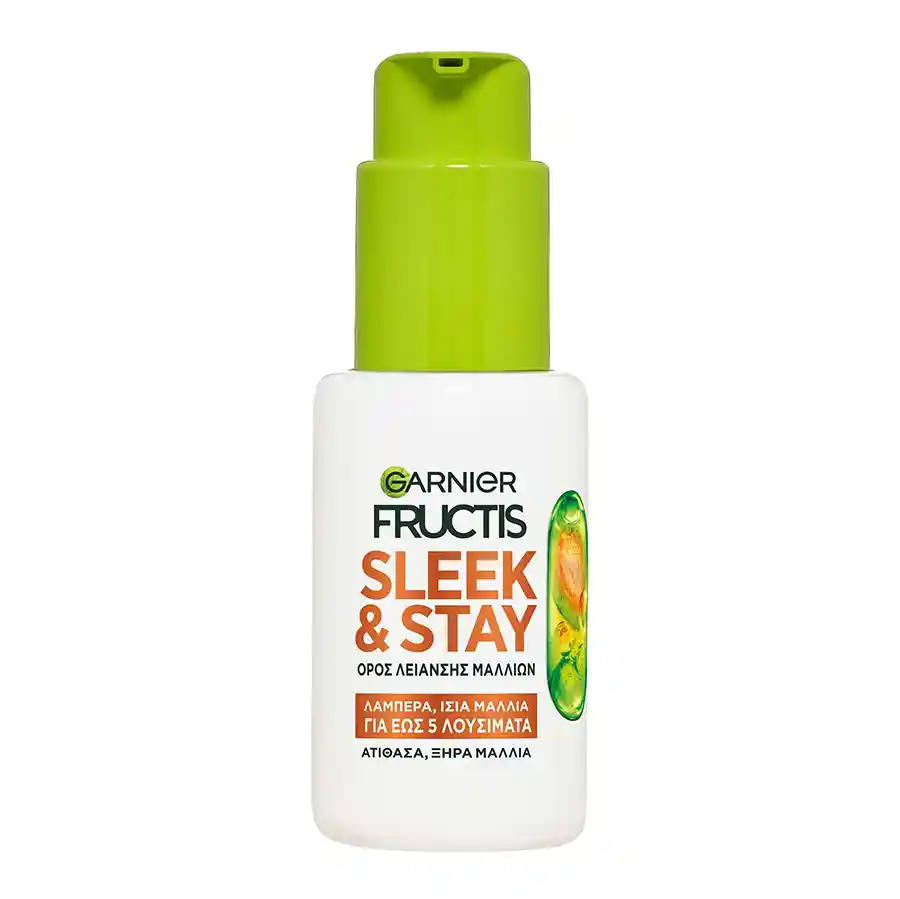 L'oreal Garnier Fructis Serum Keratin Sleek Για Ατίθασα Ξηρά Μαλλιά 50ml.