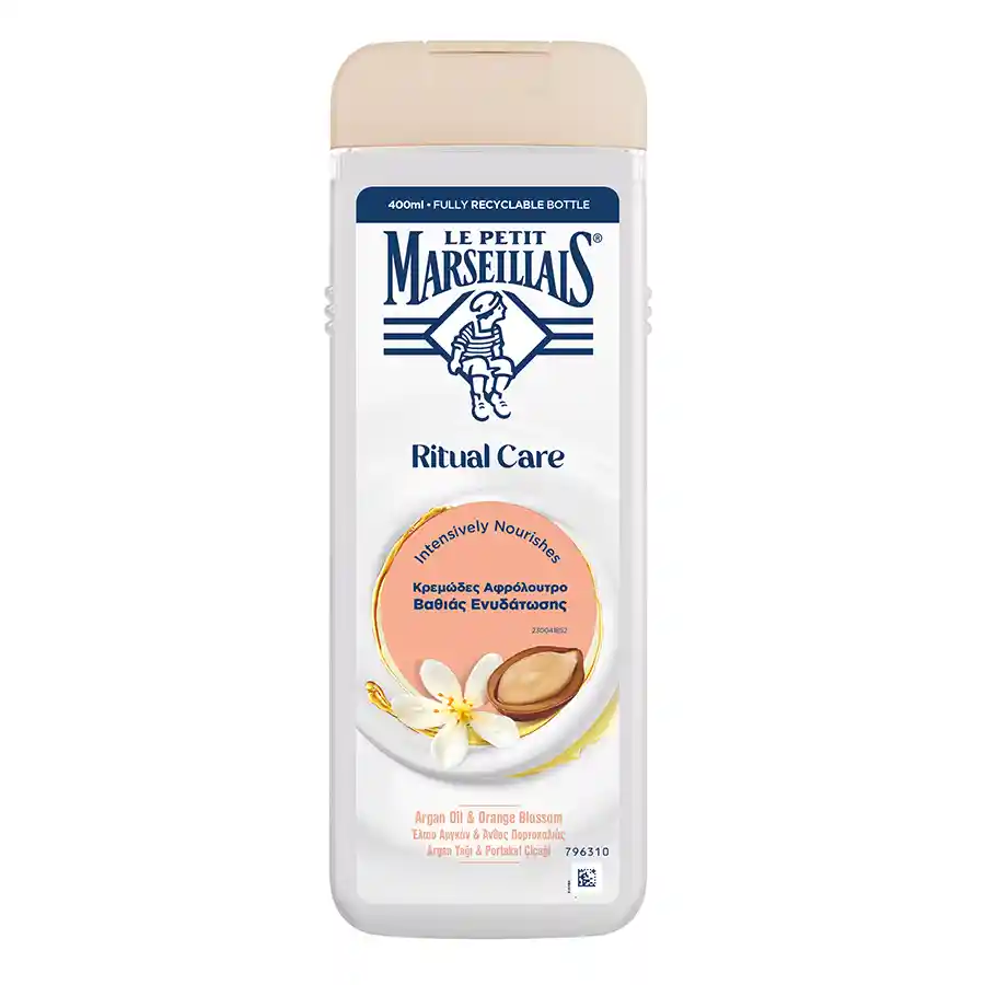 Le Petit Marseillais Αφρόλουτρο Argan & Άνθος Πορτοκαλιού 400ml.