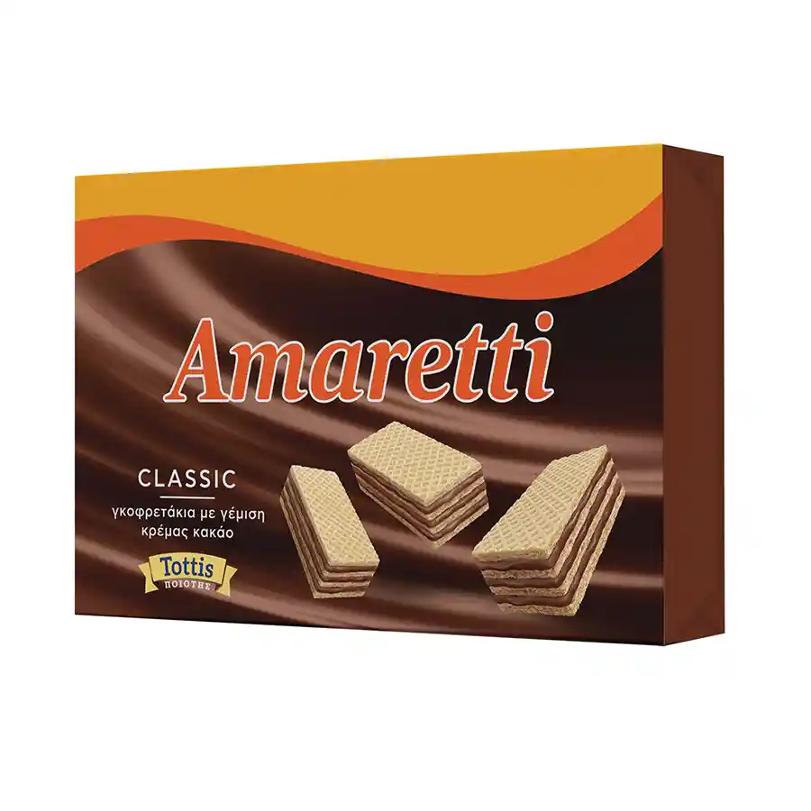 Amaretti Γκοφρέτες Κρέμα Κακάο 68γρ.