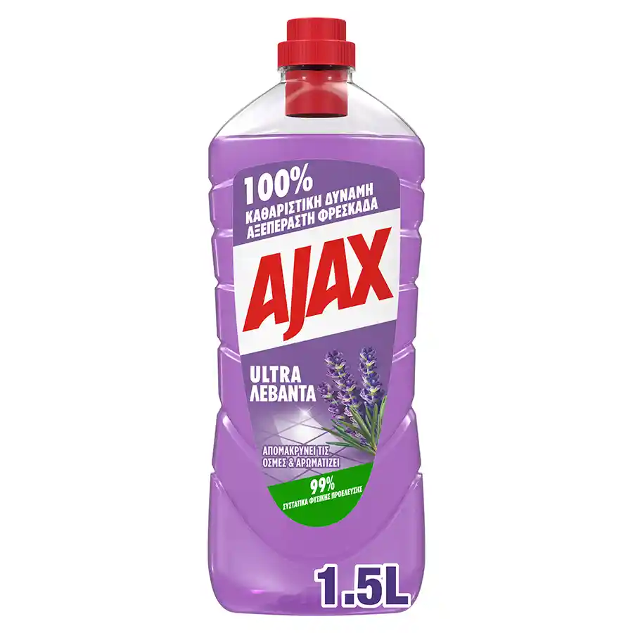 Ajax Ultra Υγρο Καθαριστικό Λεβάντα 1,5lt.