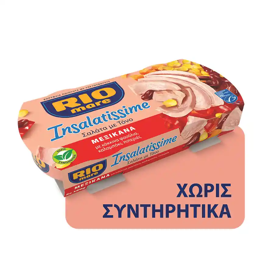 Rio Mare Insalatissime Πολυσαλάτα Mexicana 2x160γρ.