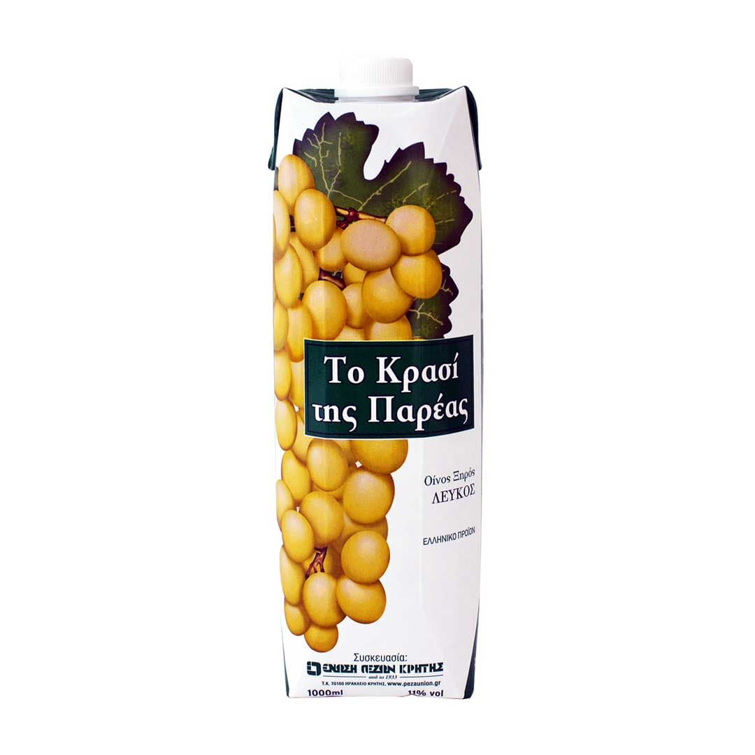 ΤΟ ΚΡΑΣΙ ΤΗΣ ΠΑΡΕΑΣ ΛΕΥΚΟ TETRA PACK 1L
