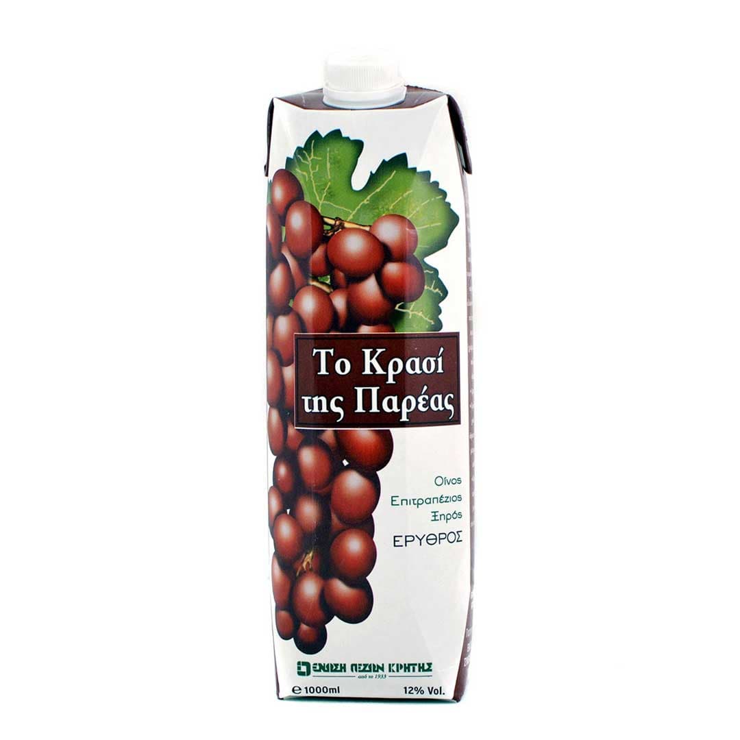 ΤΟ ΚΡΑΣΙ ΤΗΣ ΠΑΡΕΑΣ ΚΡΑΣΙ ΕΡΥΘΡΟ TETRA PACK 1L