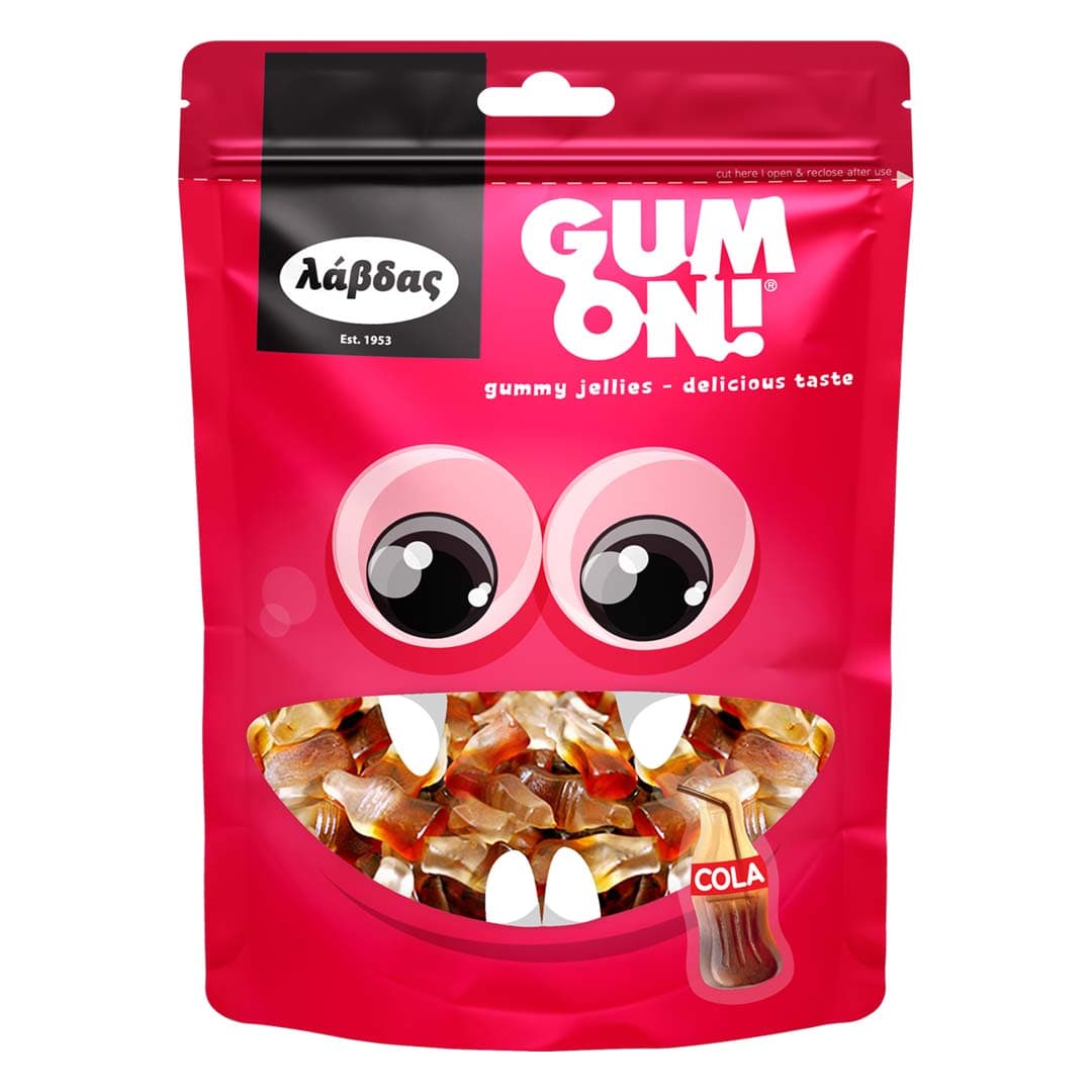 GUM ON ΖΕΛΙΝΙΑ ΜΠΟΥΚΑΛΙΑ COCA COLA 100ΓΡ