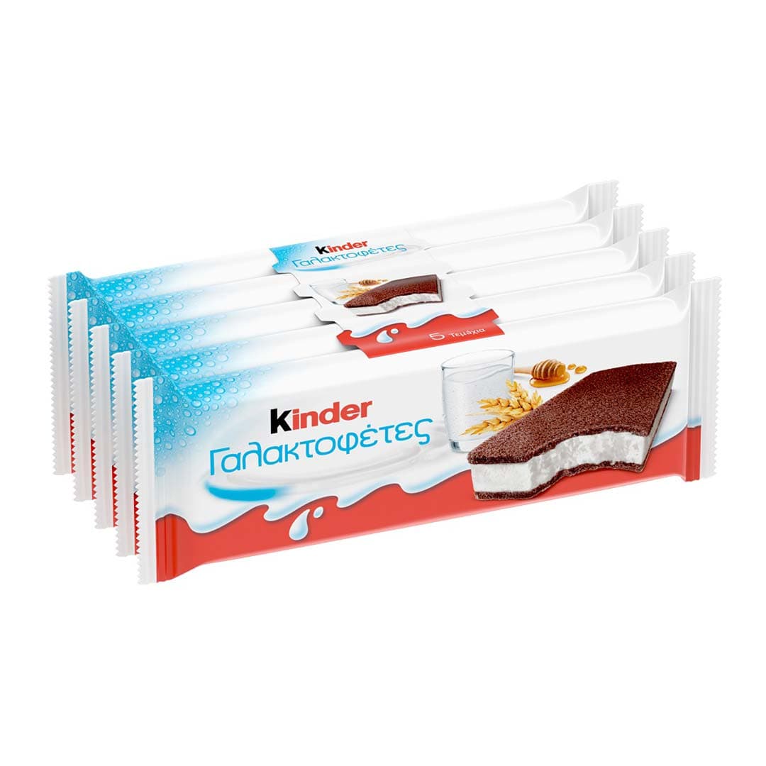 KINDER ΓΑΛΑΚΤΟΦΕΤΕΣ 5*28ΓΡ