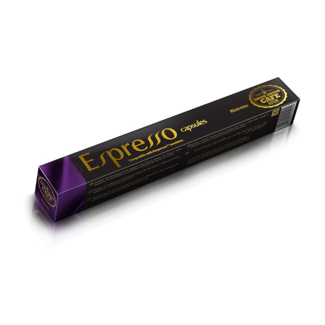 BUON GUSTO CAFE CAPS ESPRESSO RISTRETTO 10*5ΓΡ