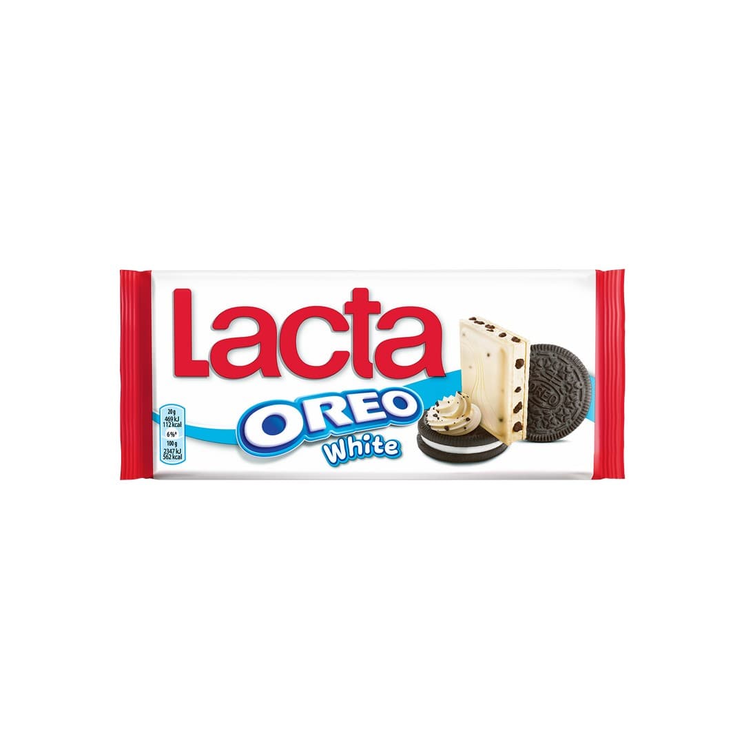LACTA ΣΟΚΟΛΑΤΑ OREO WHITE 100ΓΡ