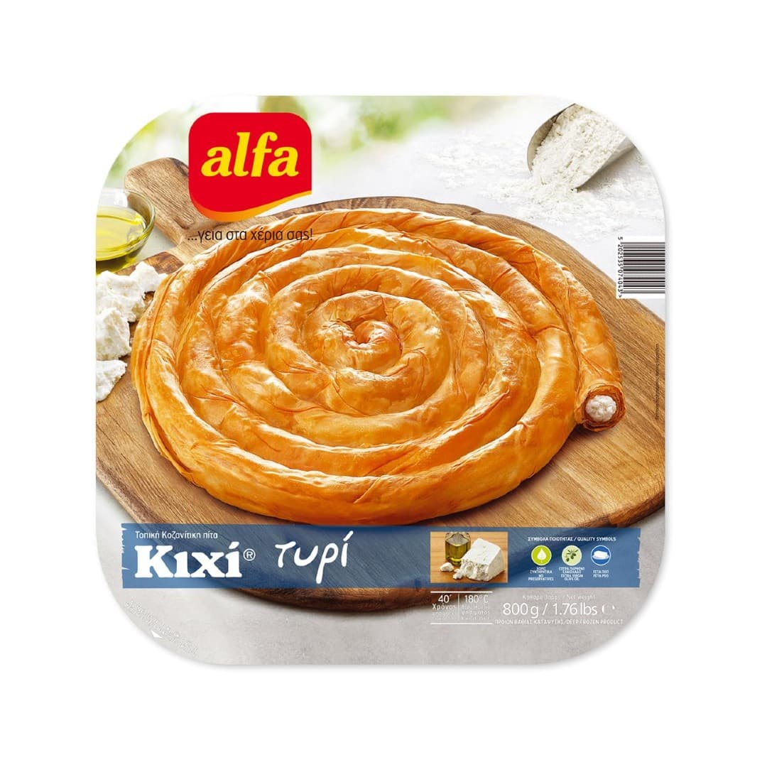 ALFA ΚΙΧΙ ΤΑΨΙ ΤΥΡΙ ΚΤΨ  800ΓΡ