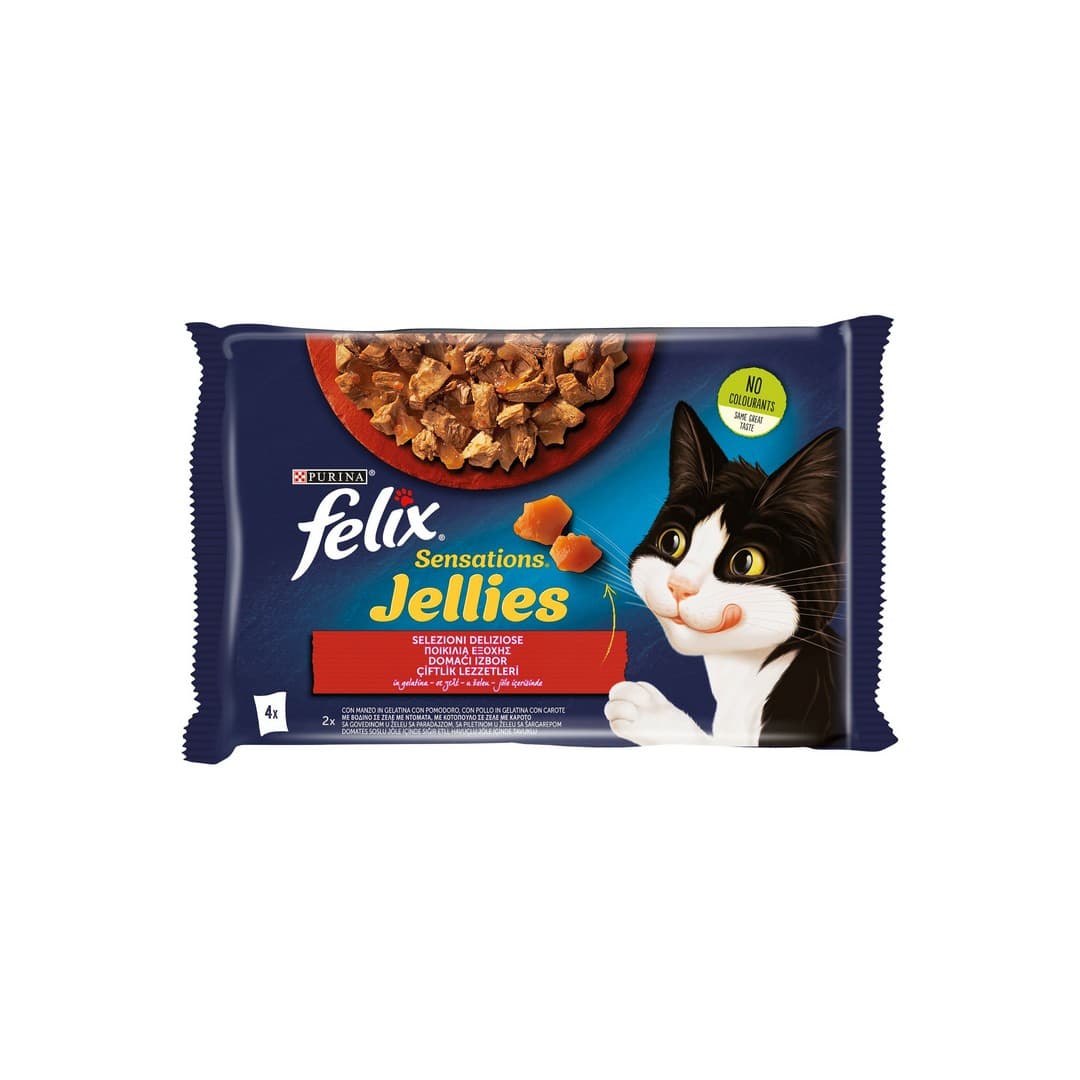 FELIX SENS. JELLIES ΠΟΛ/ΣΙΑ ΒΟΔ. ΚΟΤ. 4*85ΓΡ