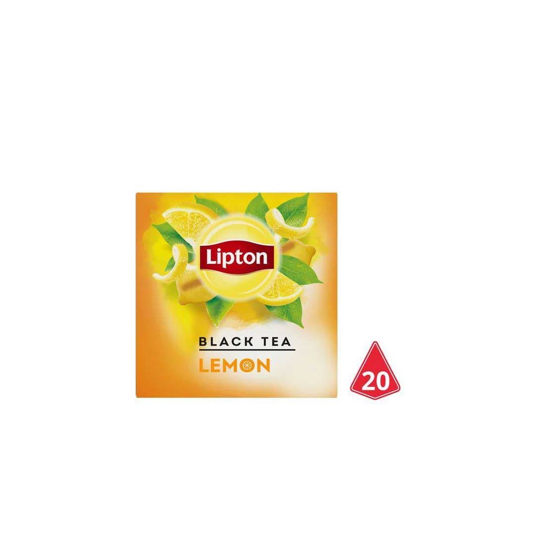 LIPTON ΜΑΥΡΟ ΤΣΑΙ ΛΕΜΟΝΙ ΠΥΡ. 20*1.7ΓΡ