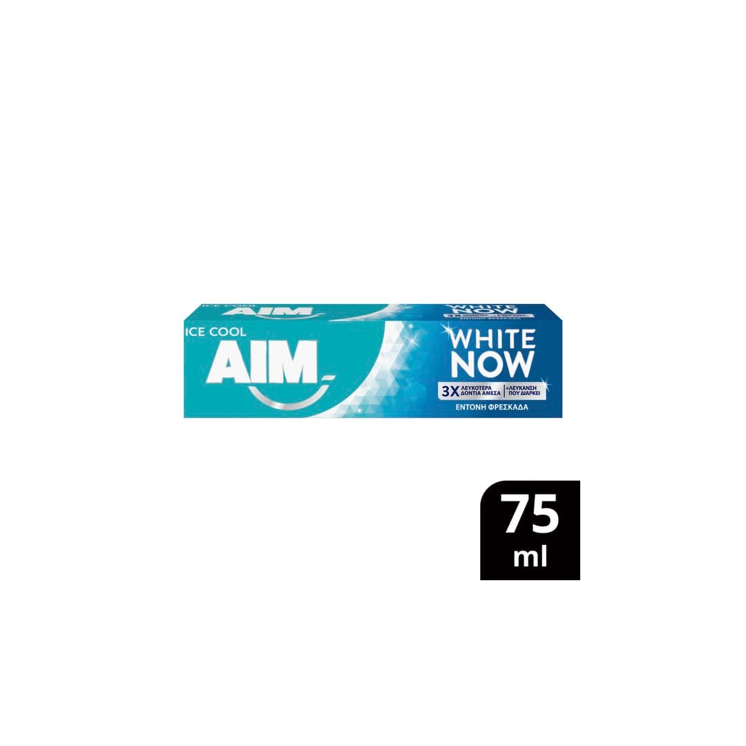 AIM ΟΔΟΝΤΟΚΡΕΜΑ WHITE NOW ICE MINT 75ML
